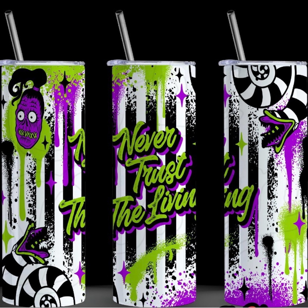Beetlejuice tumbler